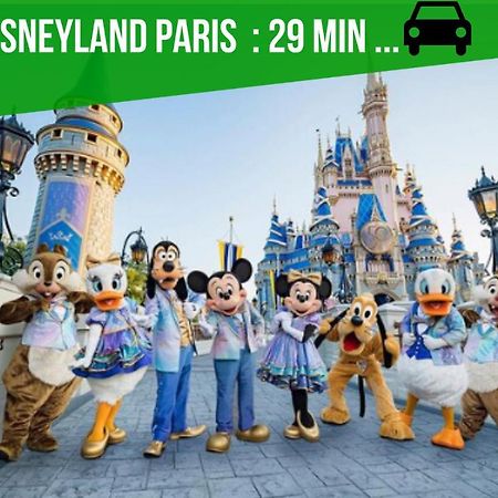 The Sunshine- Appart Cosy Proche Paris-Disney Avec Parking Prive Dans Residence Meaux Exteriör bild