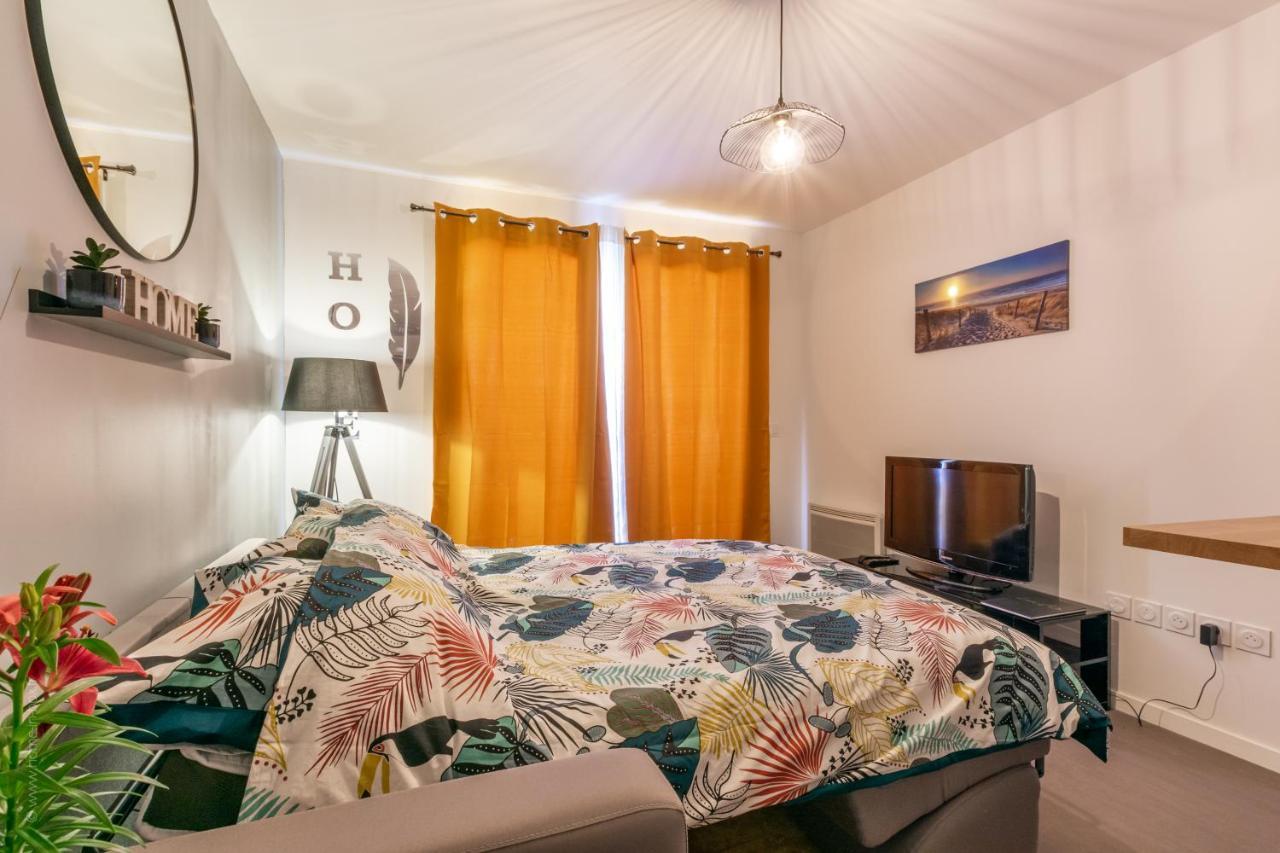 The Sunshine- Appart Cosy Proche Paris-Disney Avec Parking Prive Dans Residence Meaux Exteriör bild