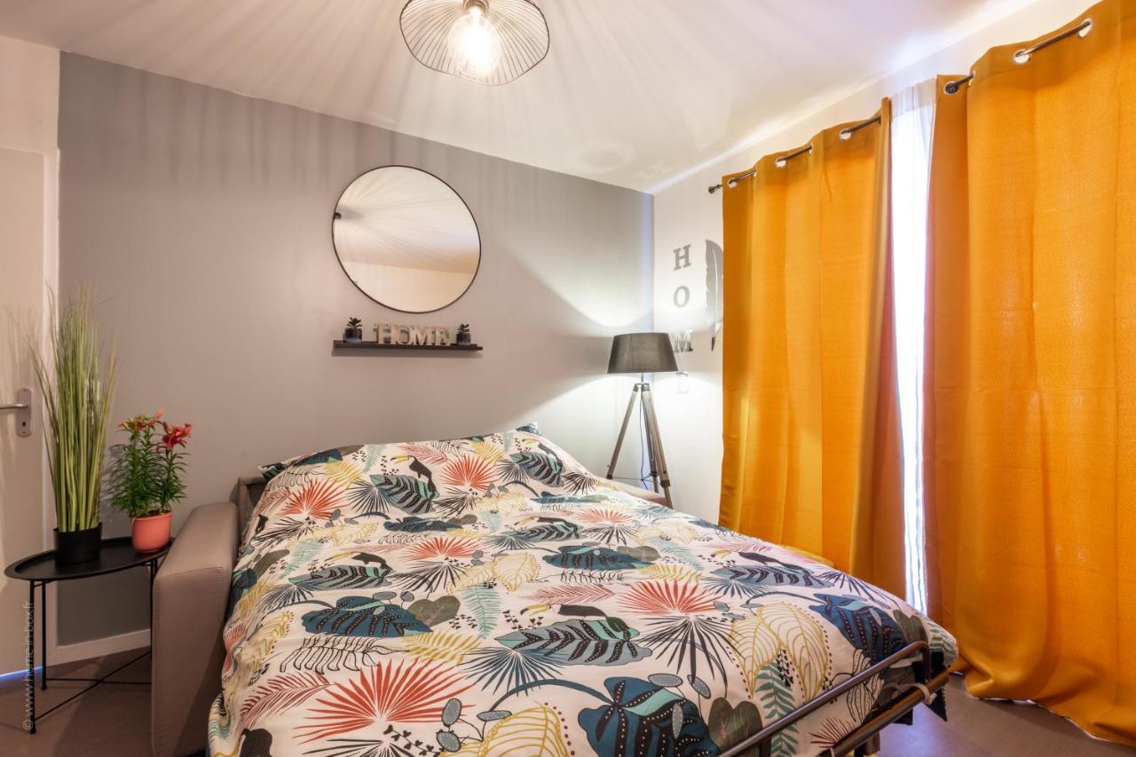 The Sunshine- Appart Cosy Proche Paris-Disney Avec Parking Prive Dans Residence Meaux Exteriör bild