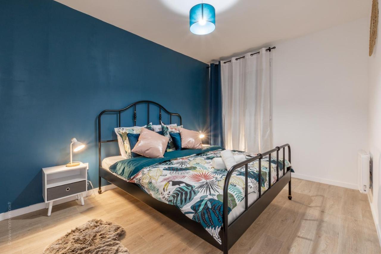 The Sunshine- Appart Cosy Proche Paris-Disney Avec Parking Prive Dans Residence Meaux Exteriör bild