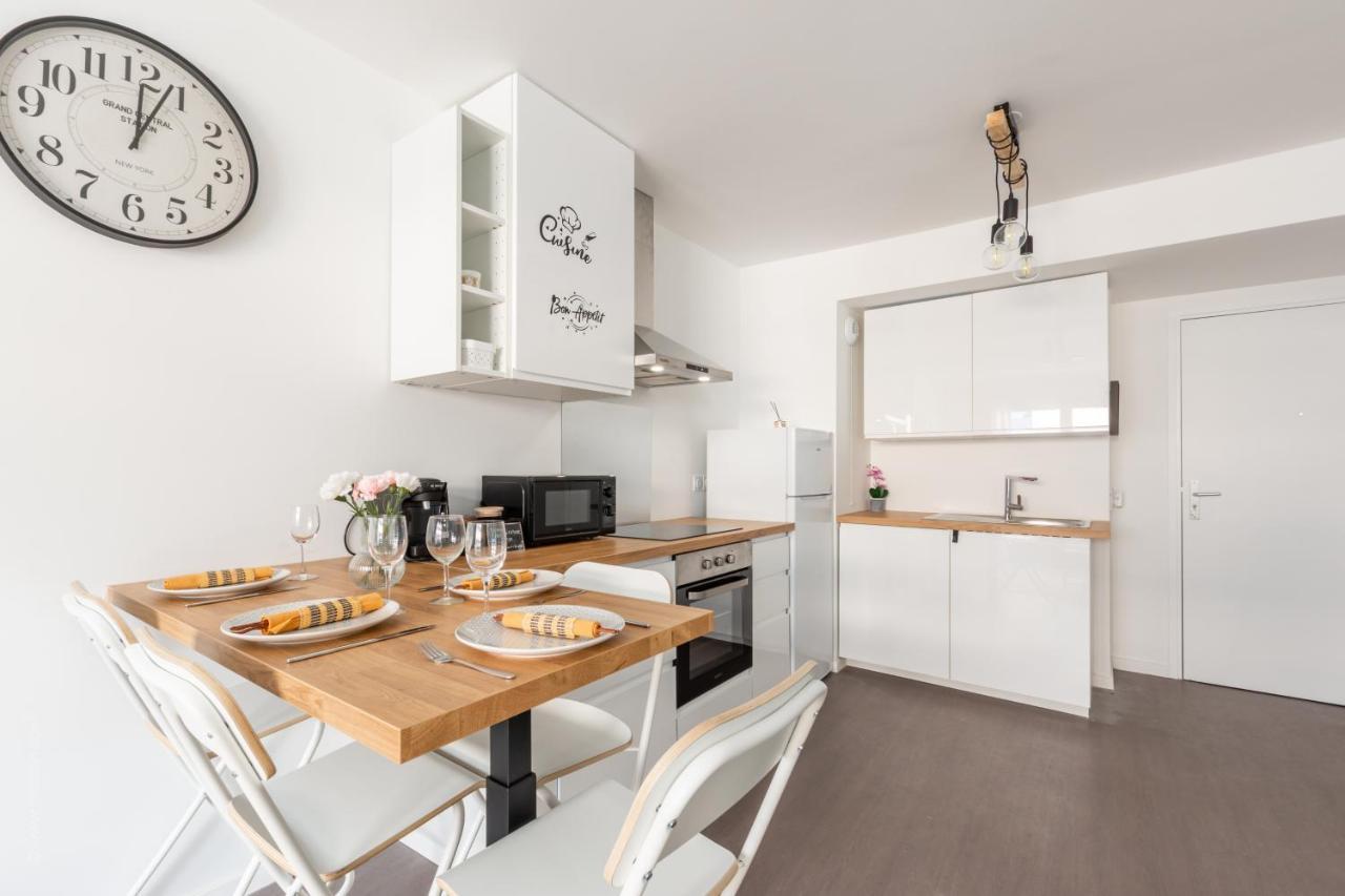 The Sunshine- Appart Cosy Proche Paris-Disney Avec Parking Prive Dans Residence Meaux Exteriör bild